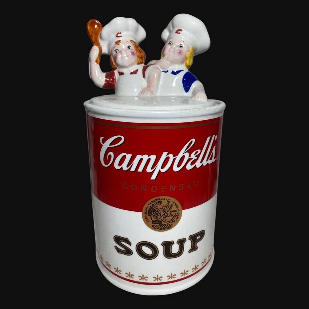 Vintage “Campbell's Soup Kids” collectible 12" cookie jar 1998 Benjamin & Medwin